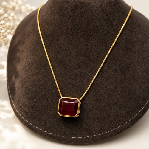 GILBI Floating Ruby Pendant