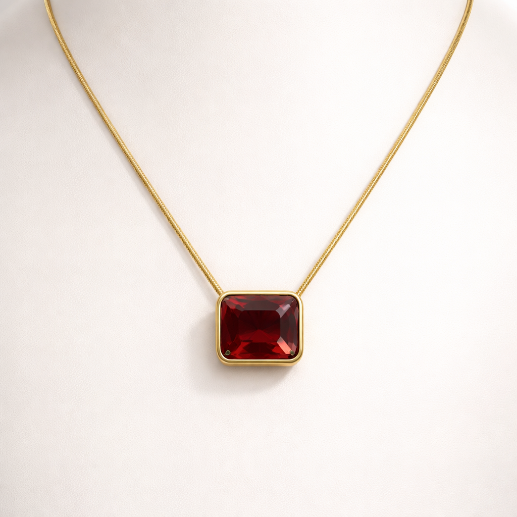 GILBI Floating Ruby Pendant
