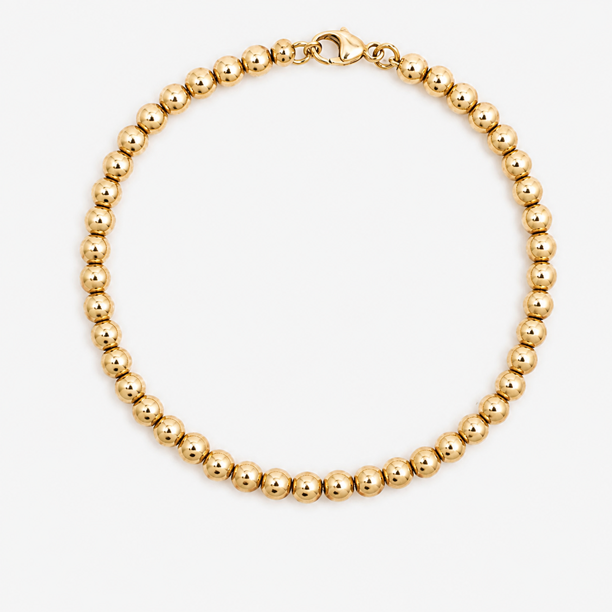 Ball Bead Bracelet Gold