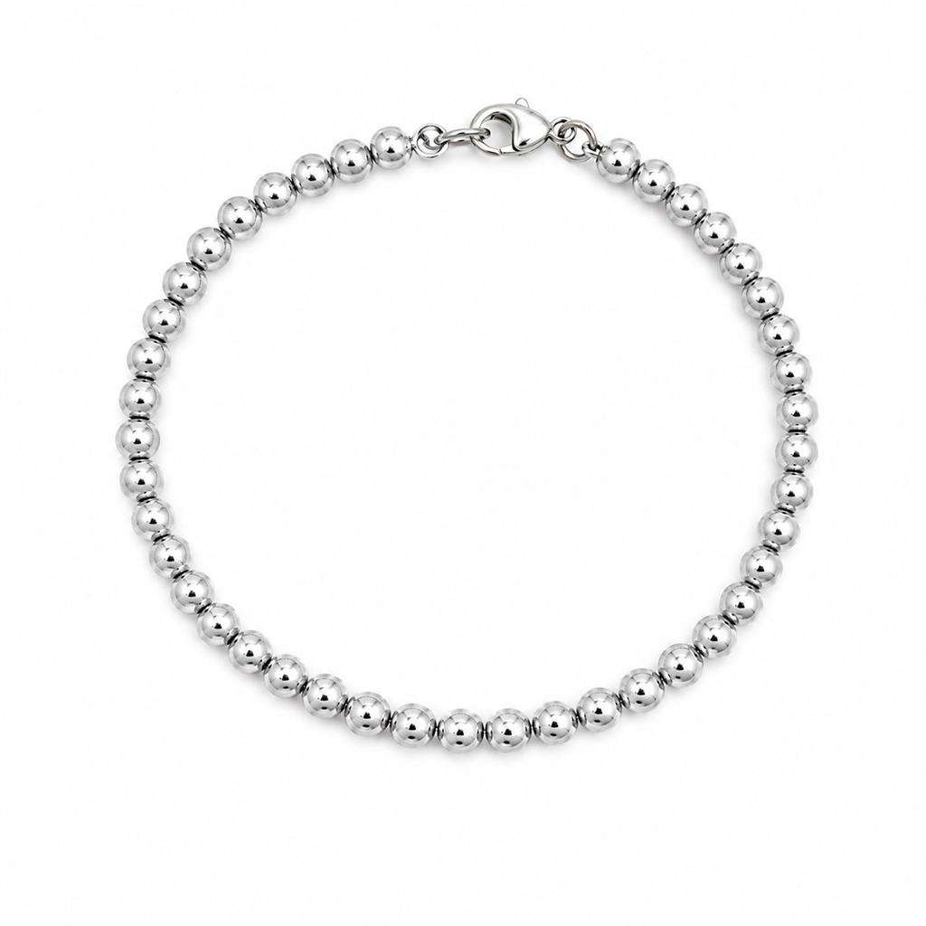 GILBI Silver Ball Bead Bracelet