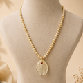 GILBI Fluorite Shell Shape Pendant
