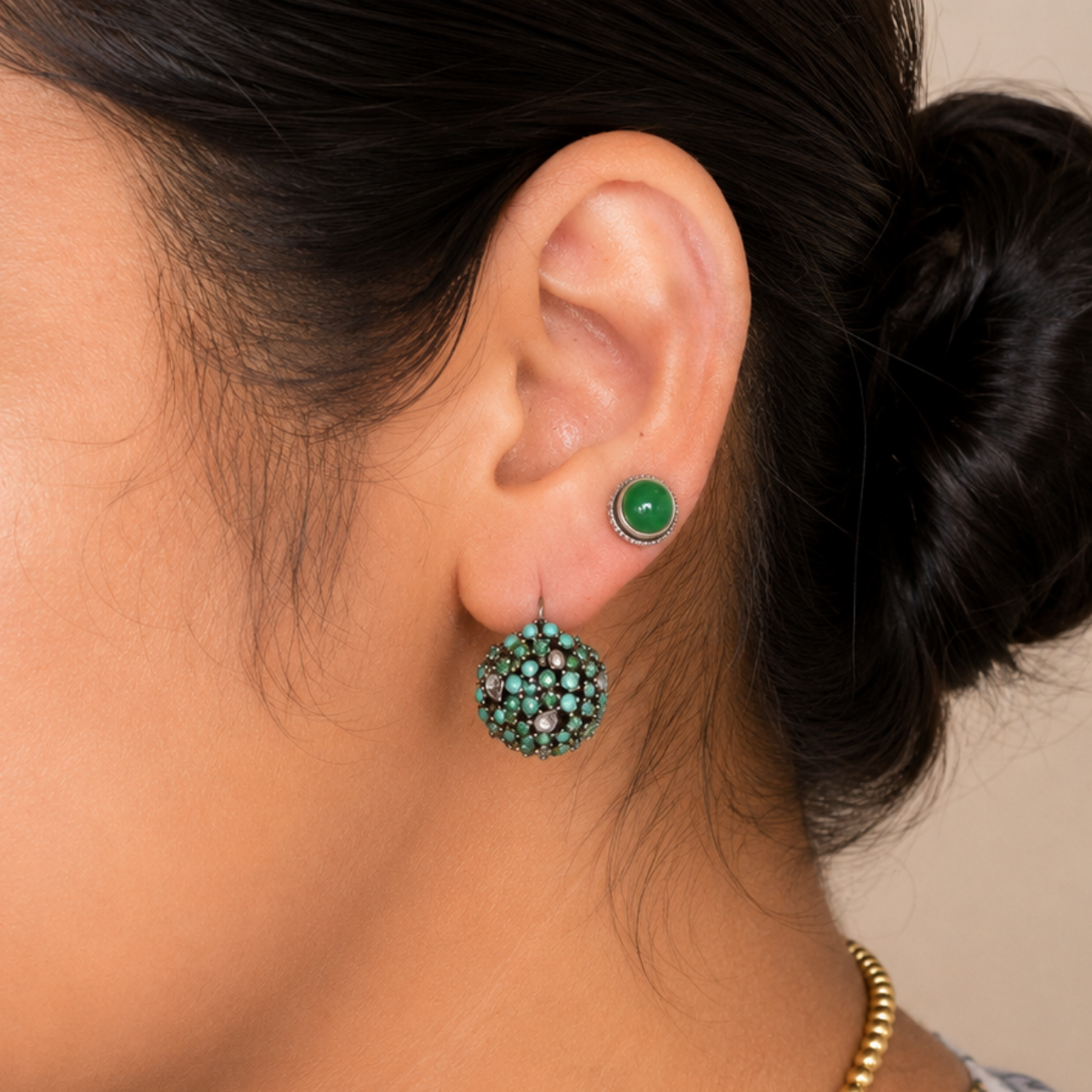 GILBI Turquoise Pearl Earrings