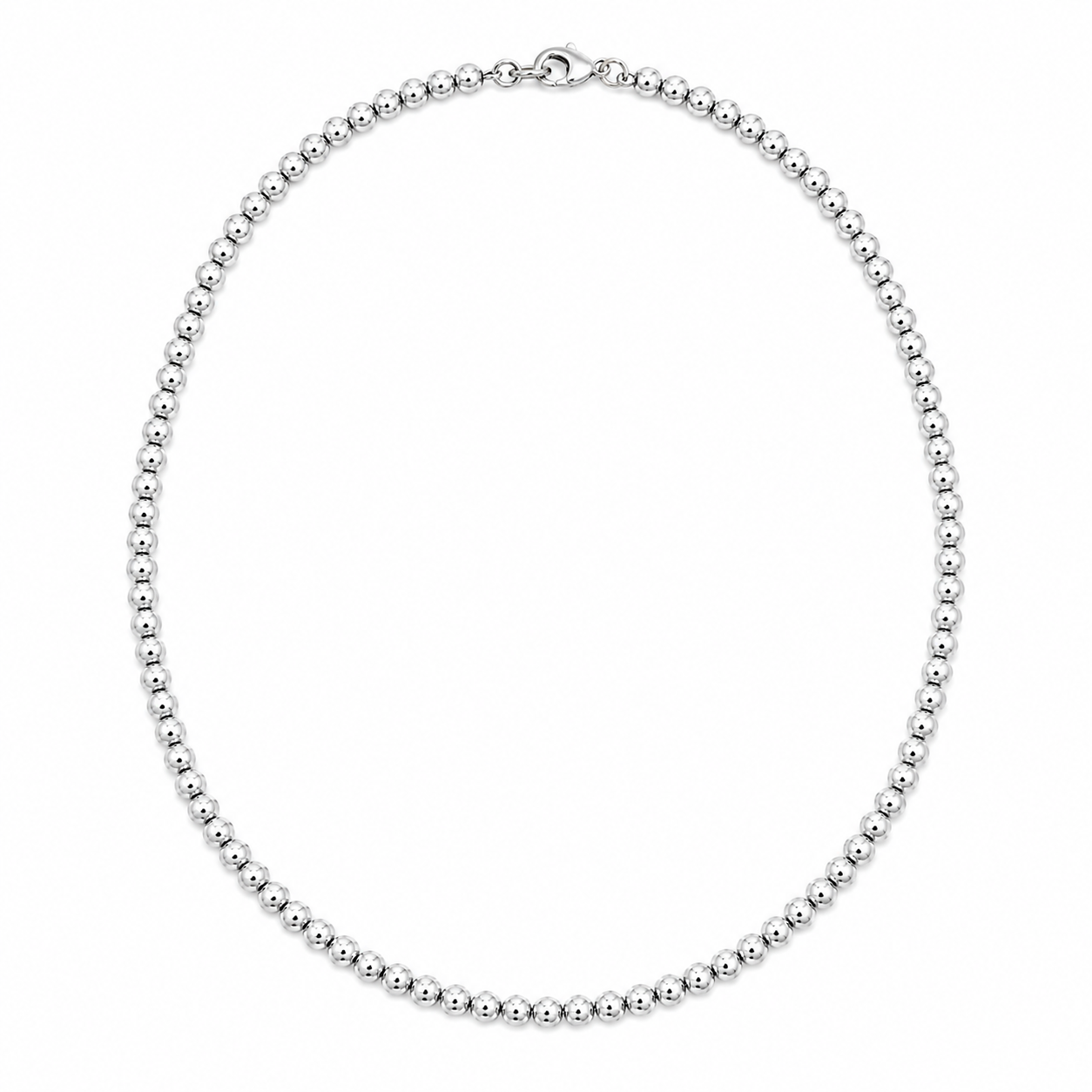 GILBI Silver Ball Necklace