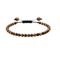 GILBI Natural Tiger Eye Woven Bracelet