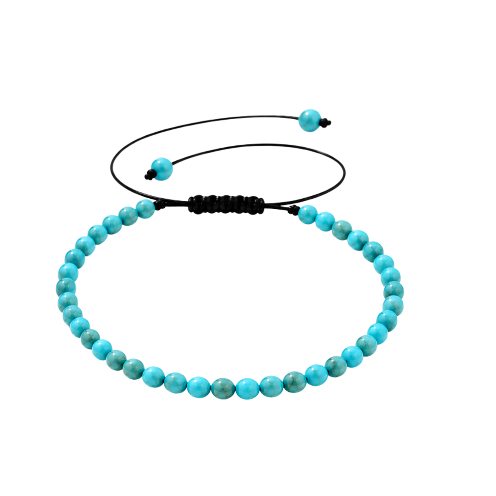 GILBI Natural Turquoise Woven Bracelet