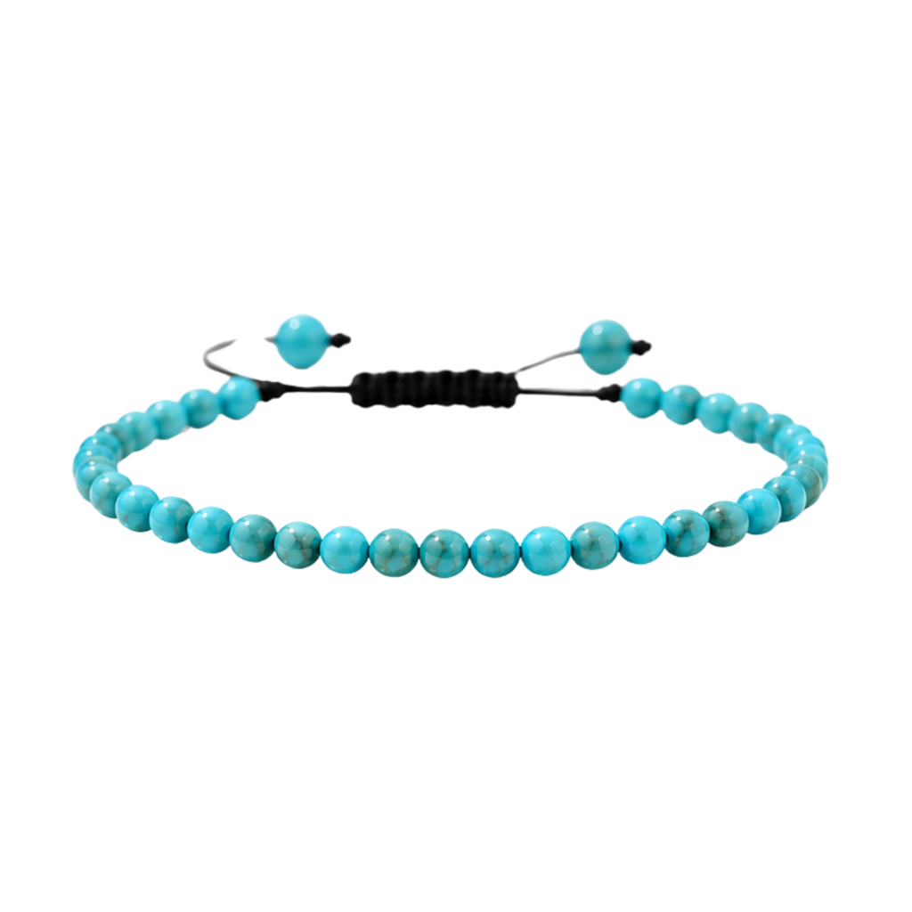 GILBI Natural Turquoise Woven Bracelet